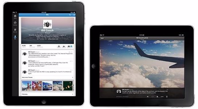 Nuevo Twitter para iPad 