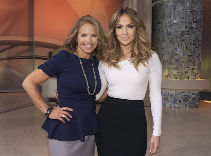 Jennifer Lopez y Katie Couric