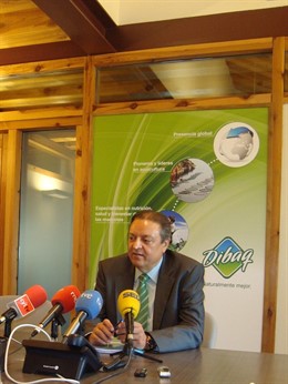 El presidente de Dibaq, Carlos Tejedor.