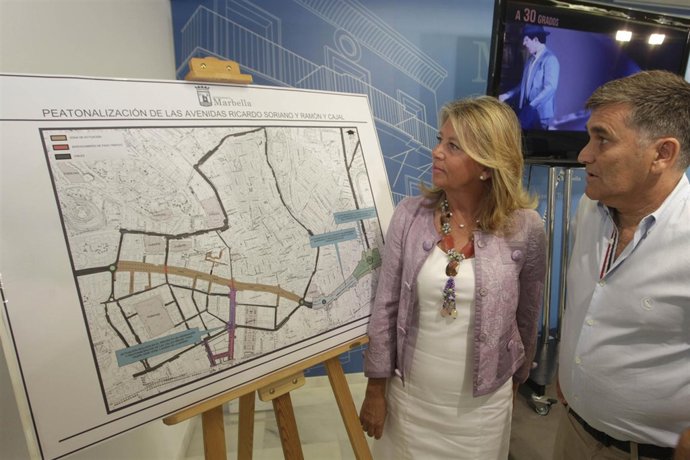 La alcaldesa de Marbella, Ángeles Muñoz