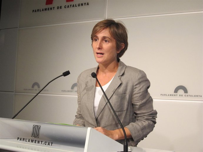 La Portavoz De ICV-Euia Dolors Camats