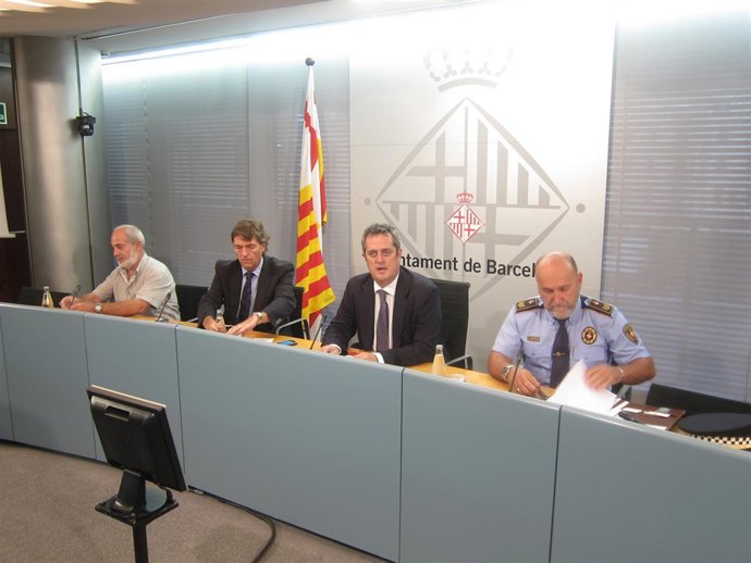 Presentación conclusiones accidente Tramvia Blau con Joan Delort y Joaquim Forn