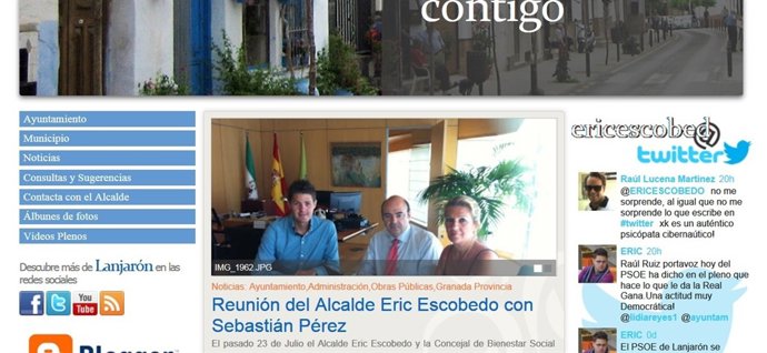 Web Del Ayuntamiento De Lanjarón