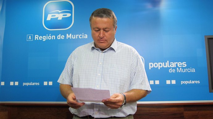 El vicesecretario general de Comunicación del PP en Murcia, Francisco Bernabé