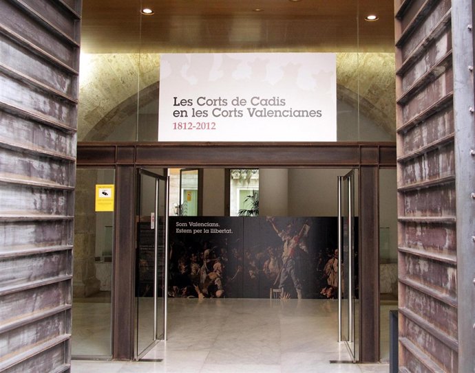 Entrada A Las Corts Anuncia La Exposición Sobre Las Cortes De Cádiz De 1812