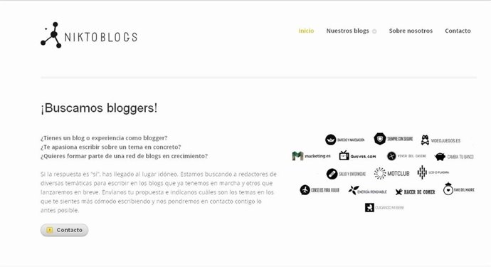 Portal de blogs Niktoblogs de Ideateca