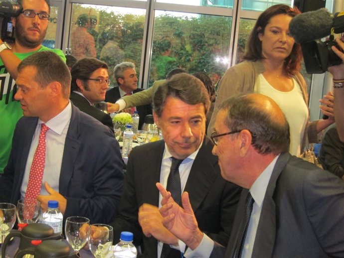 El presidente madrileño en funciones, Ignacio González, en su primer acto públic