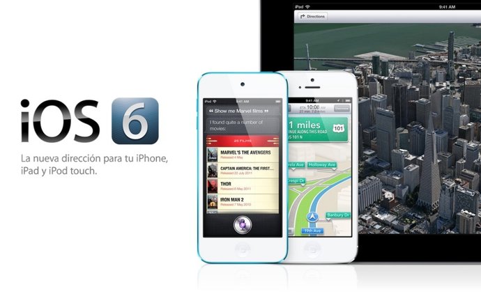 IOS 6 en dispositivos de Apple