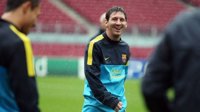 Fútbol/Liga Campeones.- El Barça se prepara para recibir al Spartak bajo la lluvia