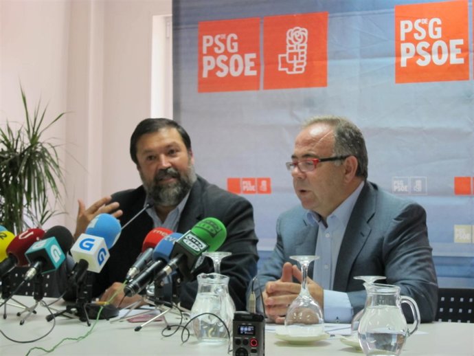 Francisco Caamaño y Xosé Sánchez Bugallo (PSOE)