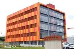 Edificio del PCTCAN que alberga el Centro de Atención al Cliente del Santander