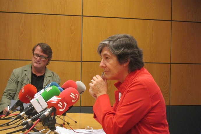 La candidata de EH Bildu, Laura Mintegi