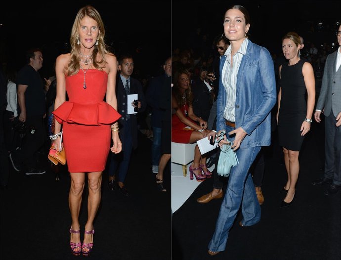 Montaje Anna Dello Russo y Carlota Casiraghi