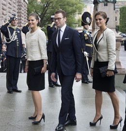 Victoria de Suecia, Daniel Westling y Magdalena de Suevia