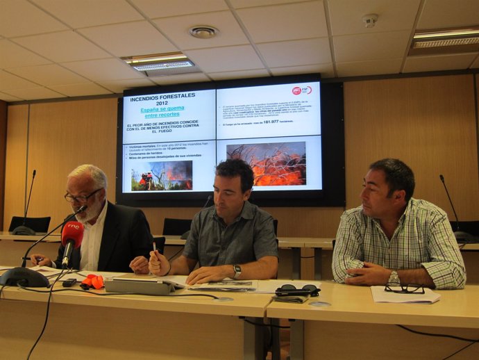 UGT ha presentado su informe sobre la campaña contra incendios 2012