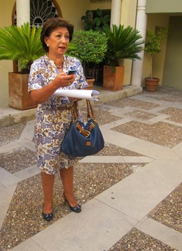 La Concejal De Cultura De Jaén, Cristina Nestares.