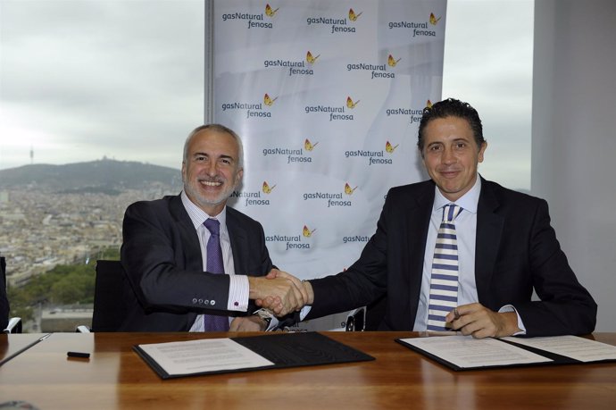 Daniel López (Gas Natural) y Eduardo Mateix (Philips)