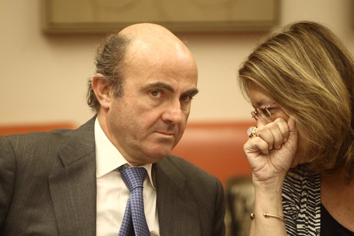 Luis De Guindos Con Elvira Rodríguez, Del PP