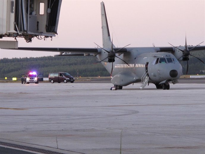 Simulacro de secuestro aéreo en Santiago de Compostela