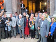 Artur Mas, Rakosnik Junto Con Sociedad Civil Y Cultural