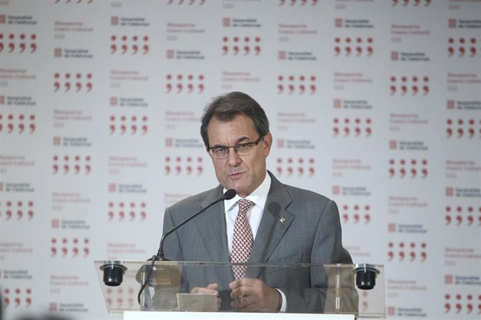 Artur Mas en rueda de prensa tras encuentro en Moncloa