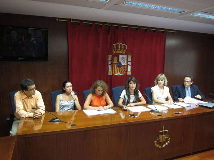 Rueda de prensa de jueces.