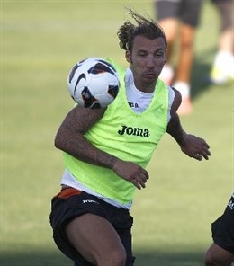 Alexis Ruano en un entrenamiento