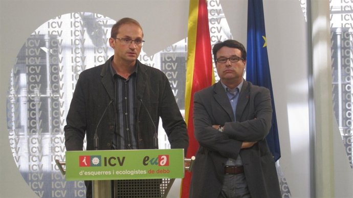 Joan Herrera (ICV) Y Joan Josep Nuet (Euia)