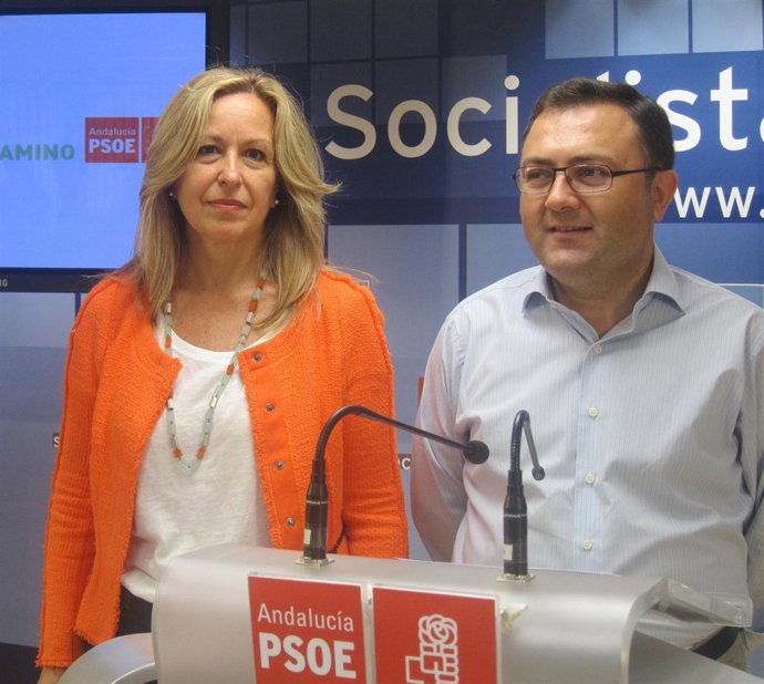 Trinidad Jiménez y Miguel Ángel Heredia