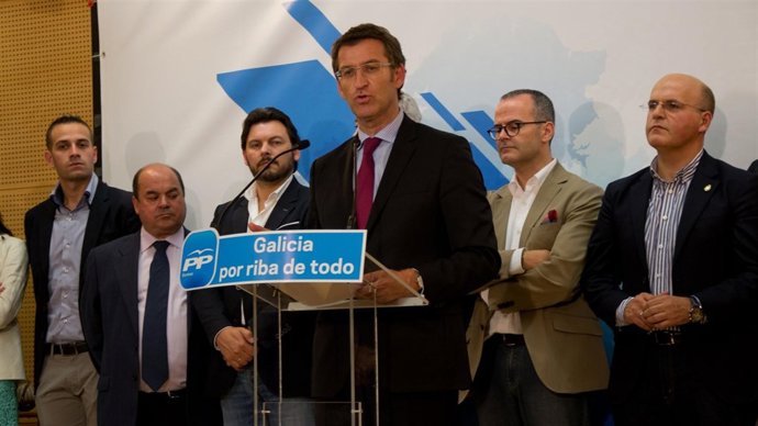 O Presidente Dos Populares Galegos, Alberto Núñez Feijóo