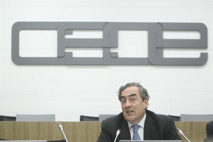 El presidente de la CEOE, Juan Rosell