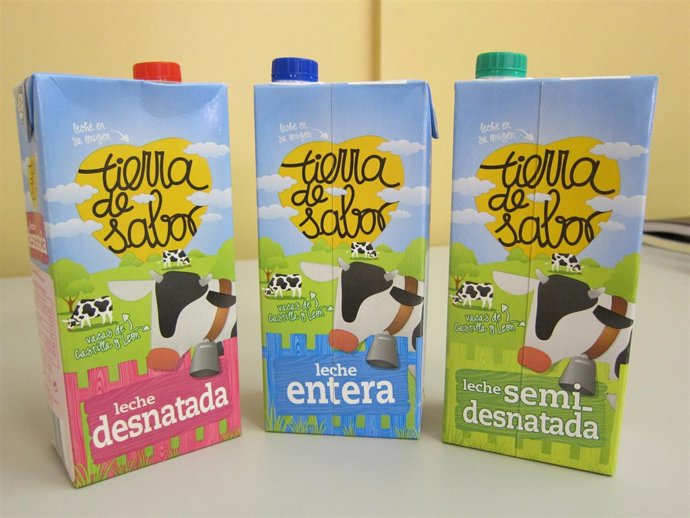 Cartones De Leche De 'Tierra De Sabor'