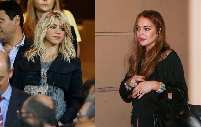 Montaje Shakira y Lindsay Lohan