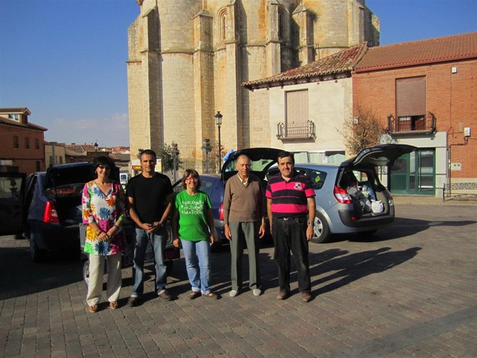 Entrega De Tapones Recogidos En El Ayuntamiento De Cigales