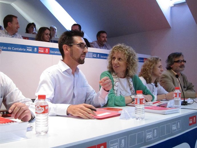 Eva Díaz Tezanos, durante el Comité Regional del PSC-PSOE 22 septiembre
