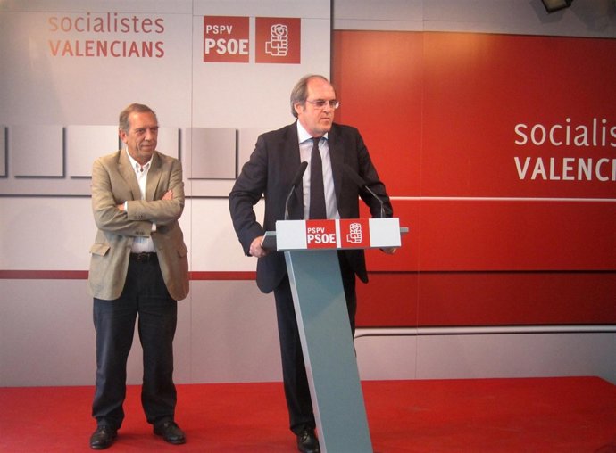 Ángel Gabilondo En Rueda De Prensa En La Sede Del PSPV