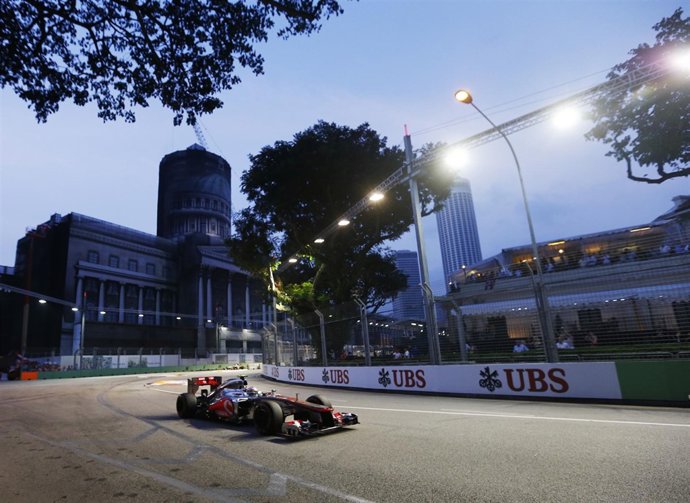 Lewis Hamilton McLaren GP Singapur