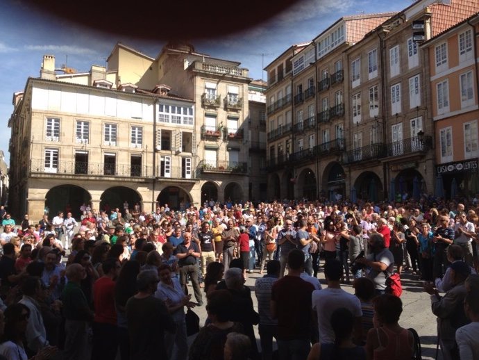 Manifestación apoyo a Francisco Rodríguez, Ourense Pokémon