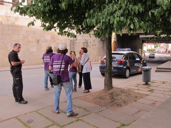 La policía identifica a manifestantes de las preferentes