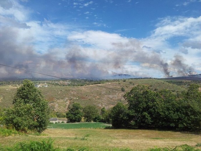 Incendio en Manzaneda el sábado 22 de septiembre
