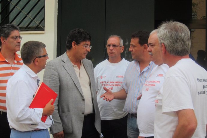 Valderas se reúne con representantes sindicales por Santana