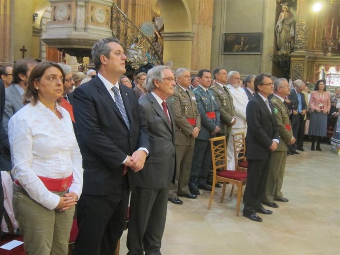 Misa Por La Mercè En Barcelona