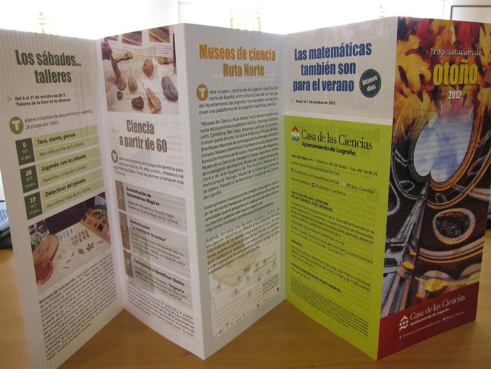 Imagen del folleto de la programación