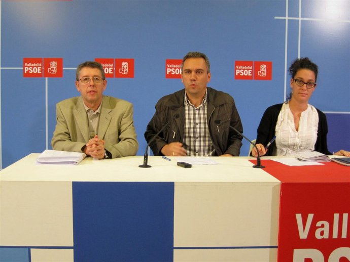Jorge Félix Alonso, Javier Izquierdo y Silvia Galindo, hoy en rueda de prensa.