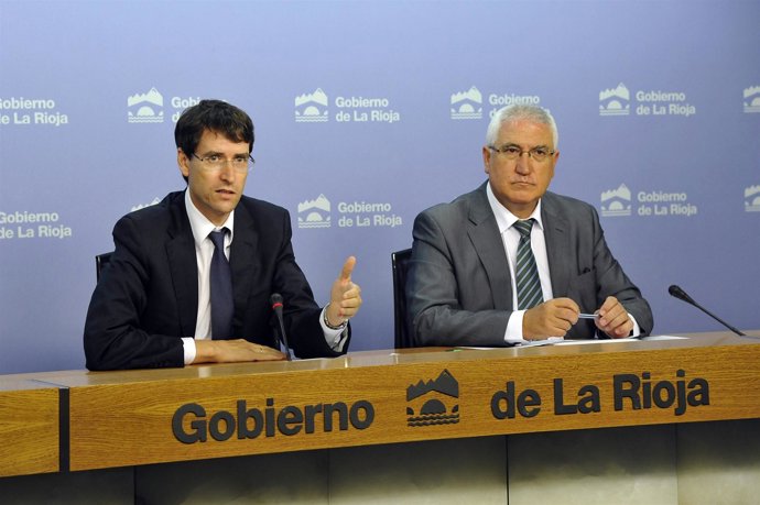 Gonzalo Capellán, Consejero De Eduación Y Abel Bayo, Director Gral De Eduació