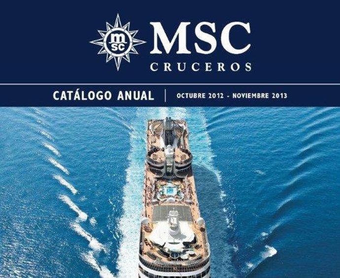 Nuevo catálogo MSC cruceros