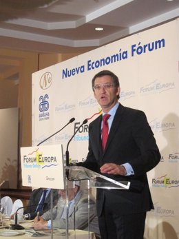 Alberto Núñez Feijóo en el Fórum Europa