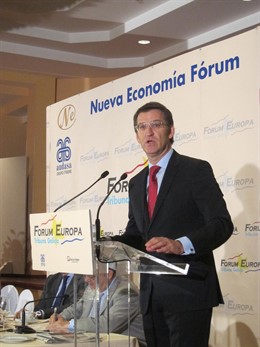 Alberto Núñez Feijóo en el Fórum Europa