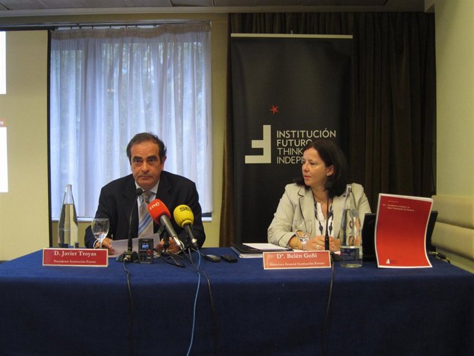 Javier Troyas y Belén Goñi, de Institución Futuro.