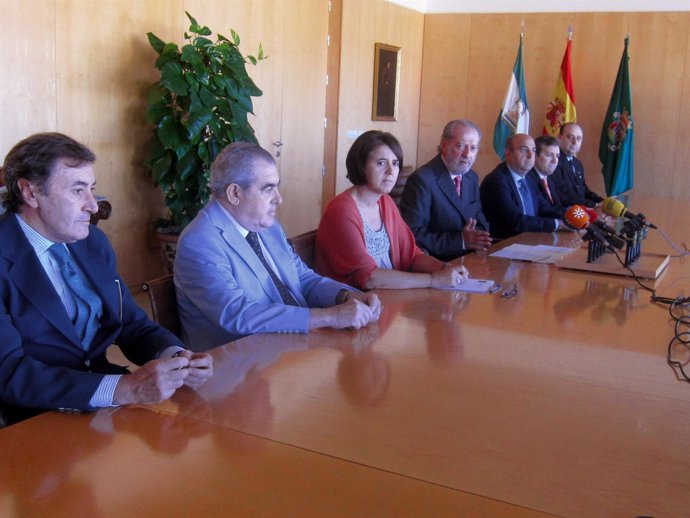 Rueda de prensa para presentar el balance turístico de Diputación de Sevilla